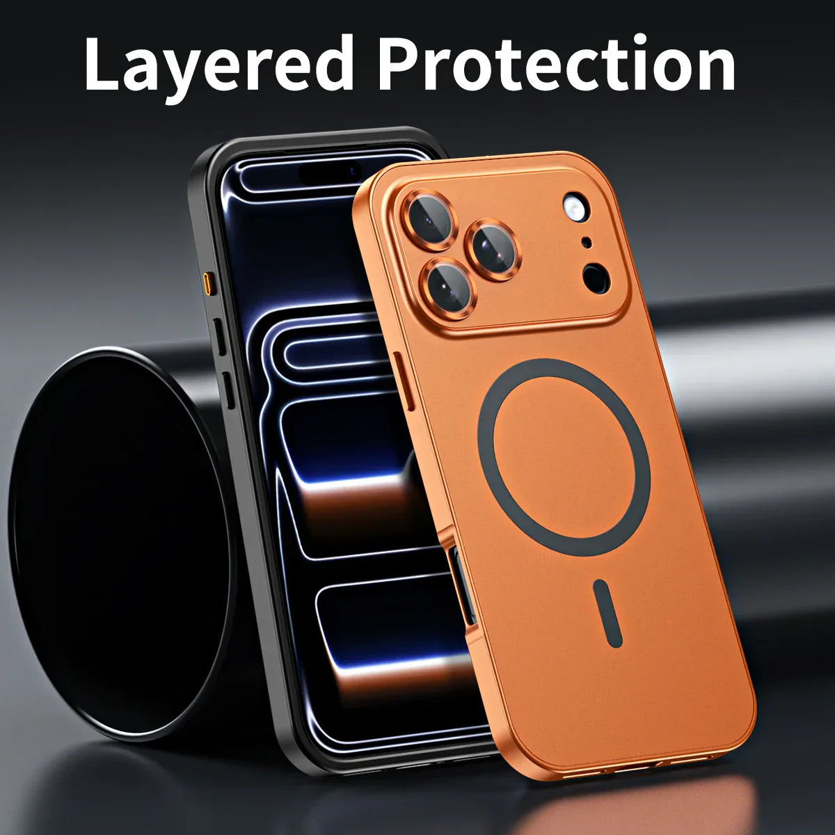 📱Magnetic Aluminum Metal Frame Protective Case For iPhone