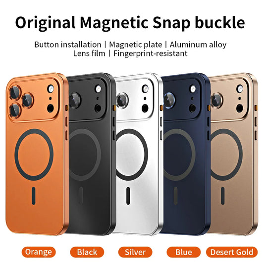 📱Magnetic Aluminum Metal Frame Protective Case For iPhone
